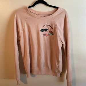 Hollister Embellished Crewneck Sweater Top